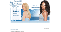Desktop Screenshot of beautifulwigs.com